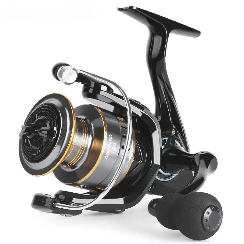 Professional Ultra Light 1000~7000 5.2 1 Gear Ratio,26LB Max Drag  Metal Spool Spinning Fishing Reel  Freshwater Saltwater Pesca