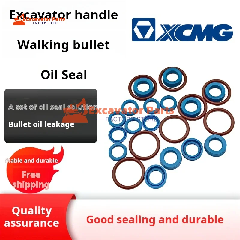 For XCMG XE XE60 75 80 135 150 200 215 265 Joystick handle bullet Oil Seal Excavator Parts