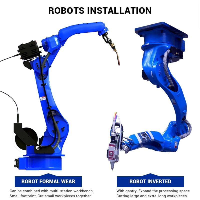 1500w Automatic Robotic 3D Laser Cutter | Multi-Axis CNC Cutting System for Steel/Acrylic/Foam | Factory Direct