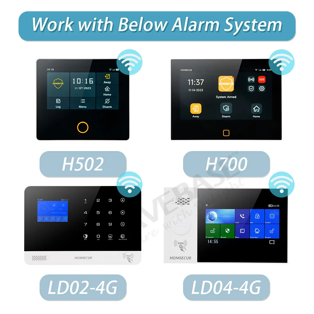 Sensor Detector de Gas Natural/gas licuado F10 inalámbrico 85dB 433MHz para WIFI 4G HOMSECUR sistema de alarma de seguridad para el hogar