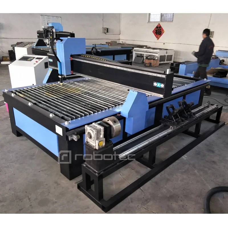 ROBOTEC Cnc Plasma Cutting Machine/1325 Cnc Plasma Cutter/Metal Cutting Plasma Cnc/Aluminum Laser Cutting Machine