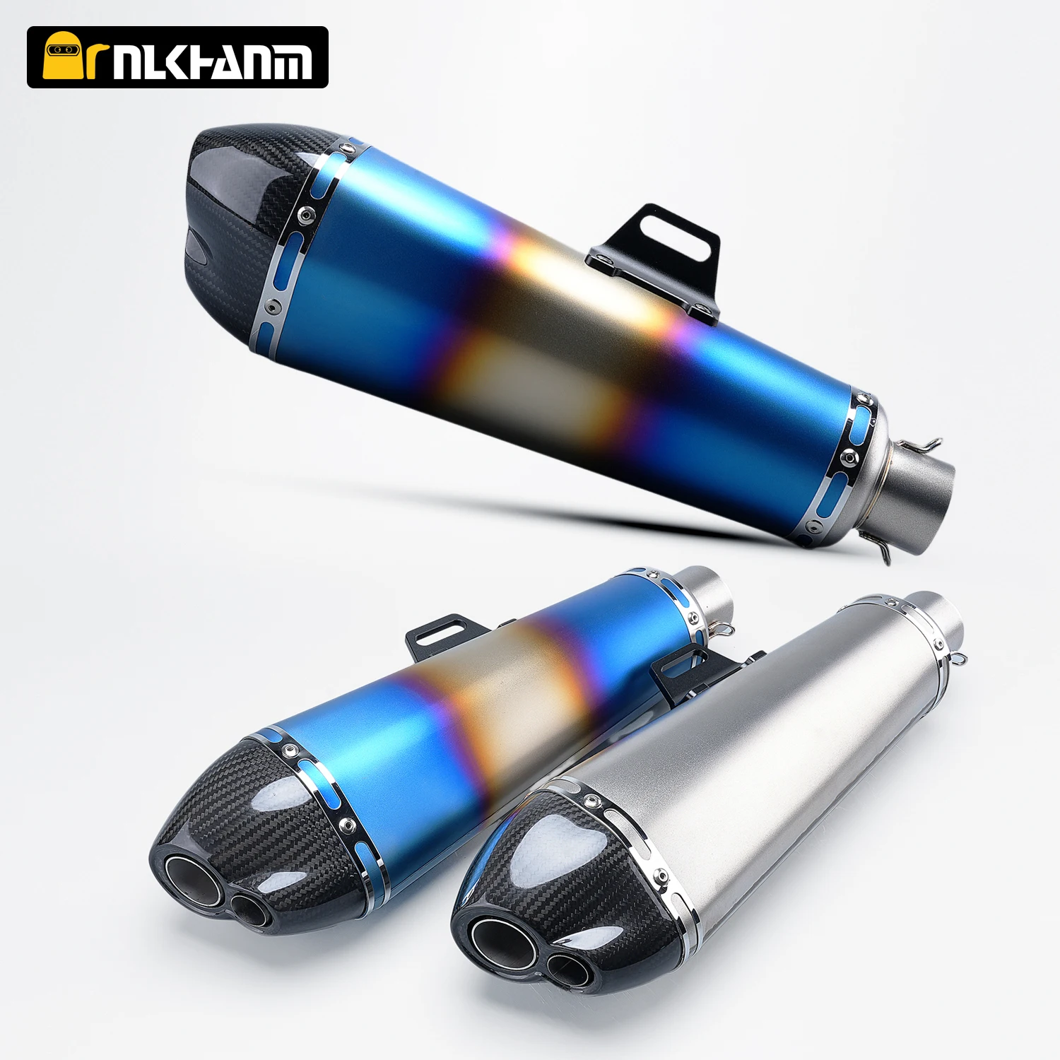 

51mm Universal Motorcycle Exhaust System Yoshimura Modified Escape Muffler with DB killer for ninja250 ninja300 Z650 CBR300 500