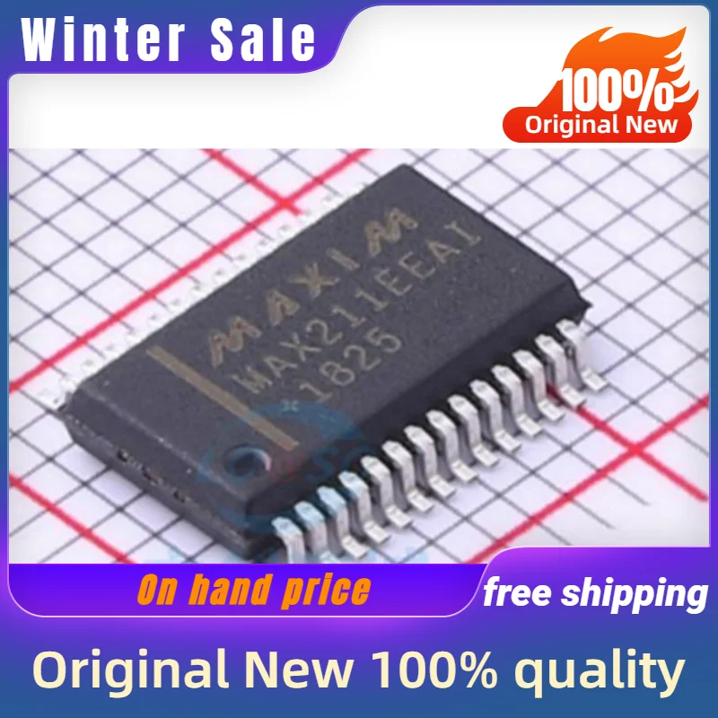 5PCS New original MAX211ECAI MAX211EEAI+T SSOP-28 quality goods