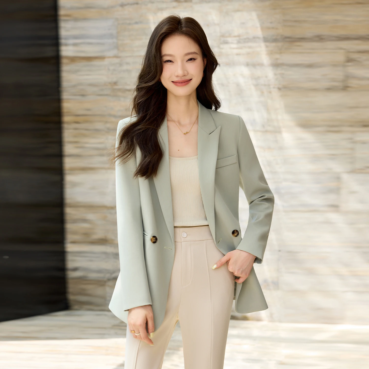 

Formal Elegant Styles Blazers Jackets Coat Professional Career Interview Outwear Tops Ladies Office Work Wear Blaser