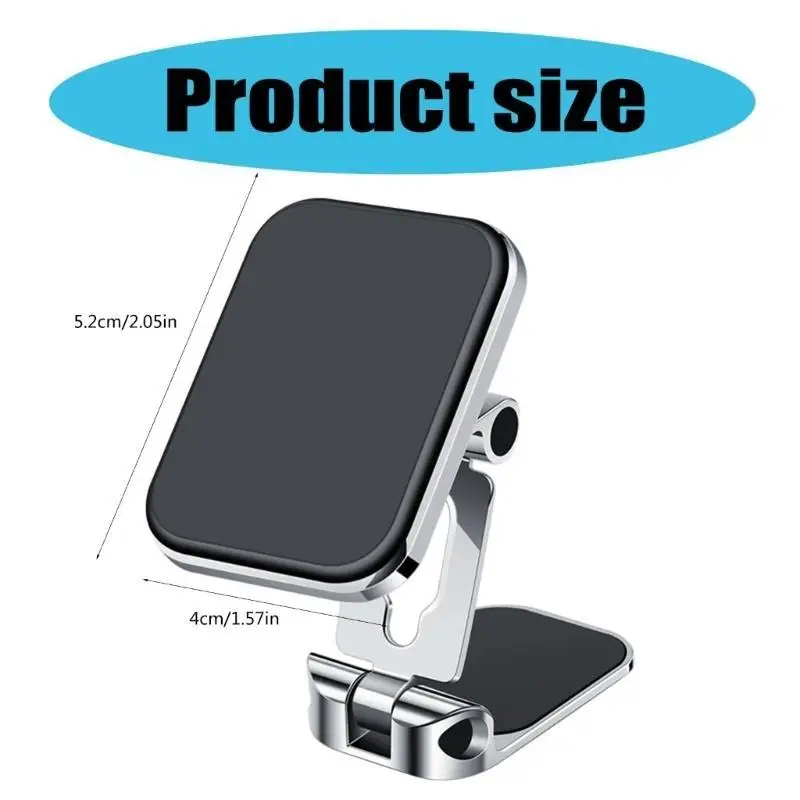 R53C حامل هاتف السيارة المغناطيسي آمن ومريح، حامل هاتف على لوحة القيادة 360 قابل للتعديل عالميًا للهاتف المحمول #6