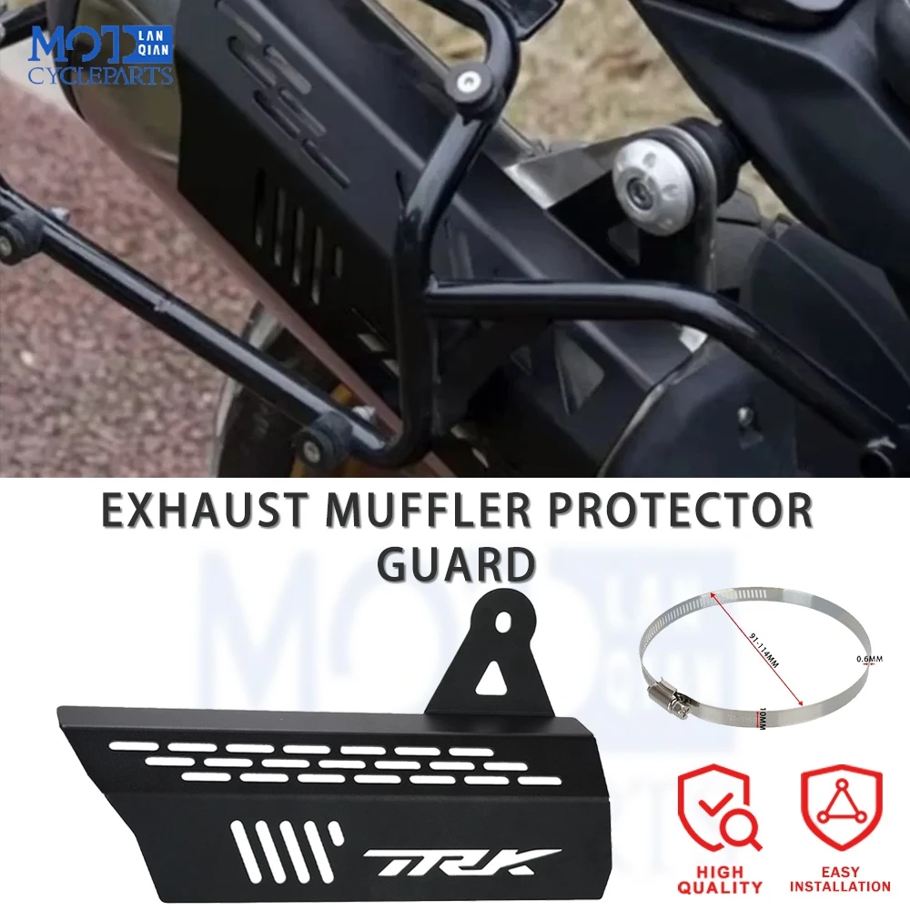 

For Benelli TRK702X 2022 2023 2024 2025 TRK702 X TRK 702 X Accessories Exhaust Pipe Heat Shield Cover Muffler Protection Guard