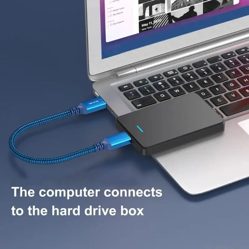 E56B USB to MicroB Fast Data Connectors Cable with 5Gbps Transfer Rate for Hard Drive and Mobile Devices