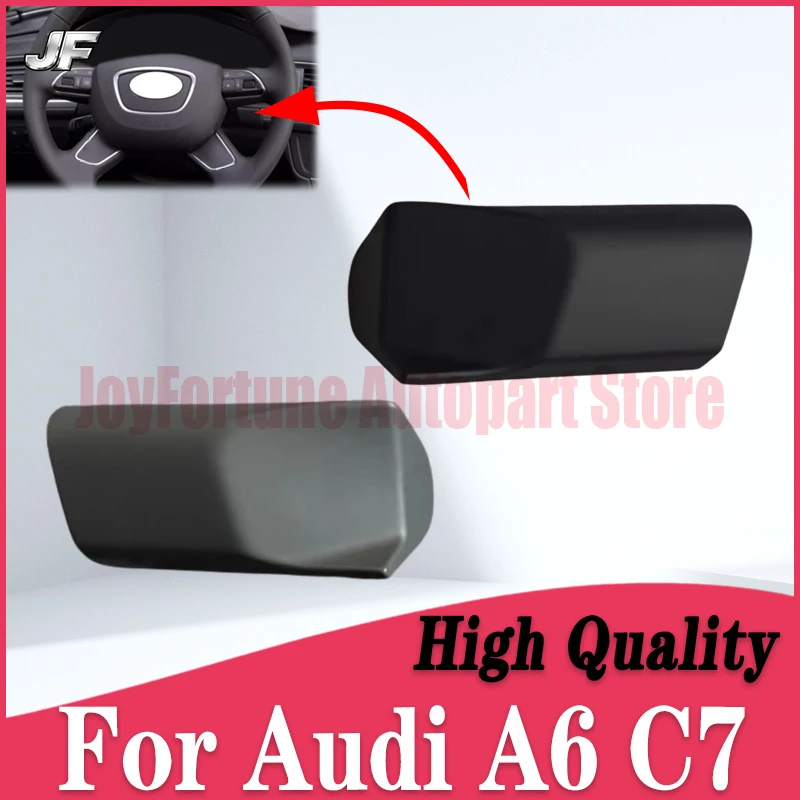 Dashboard Trim Blanking Cap Steering Wheel Cover For Audi A6 C7 4G1 2012 2013 2014 2015 2016 2017 2018 OEM 41G858341/41G858342