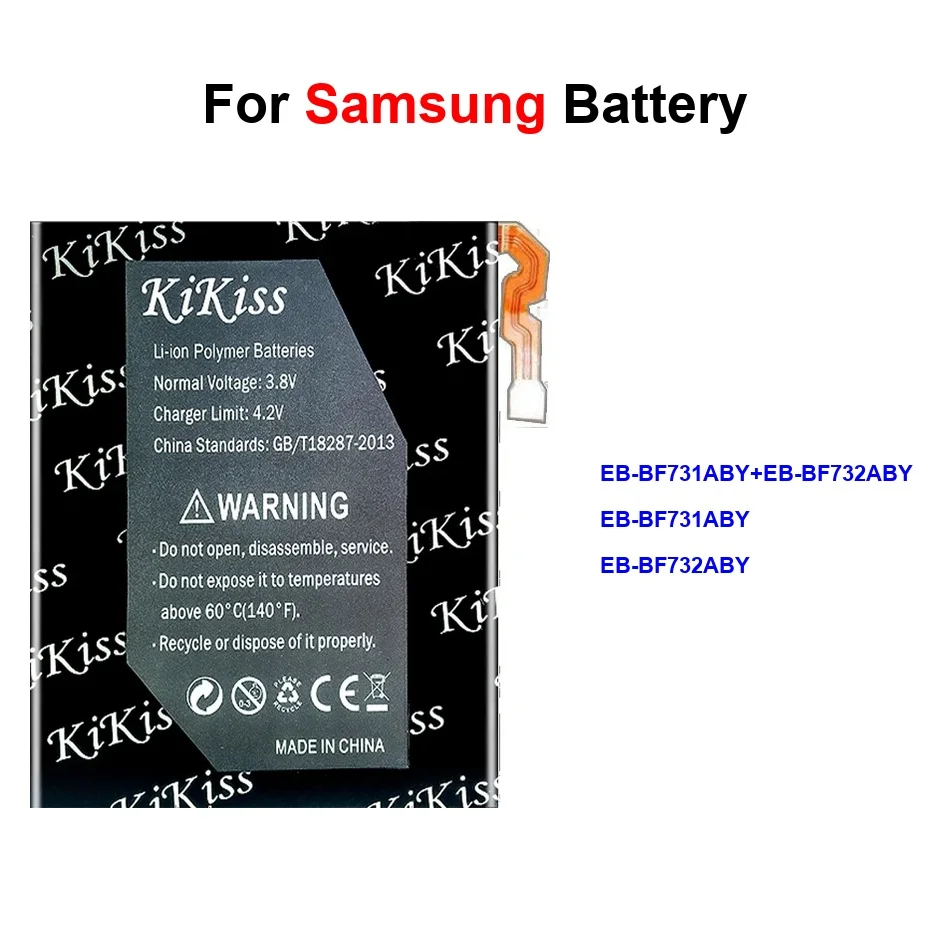 

Аккумулятор для мобильного телефона Samsung Galaxy Z Flip 5 SM-F7310 F731 F732, модели EB-BF731ABY+EB-BF732ABY, EB-BF732ABY, EB-BF731ABY, ёмкость 1500-3200 мАч