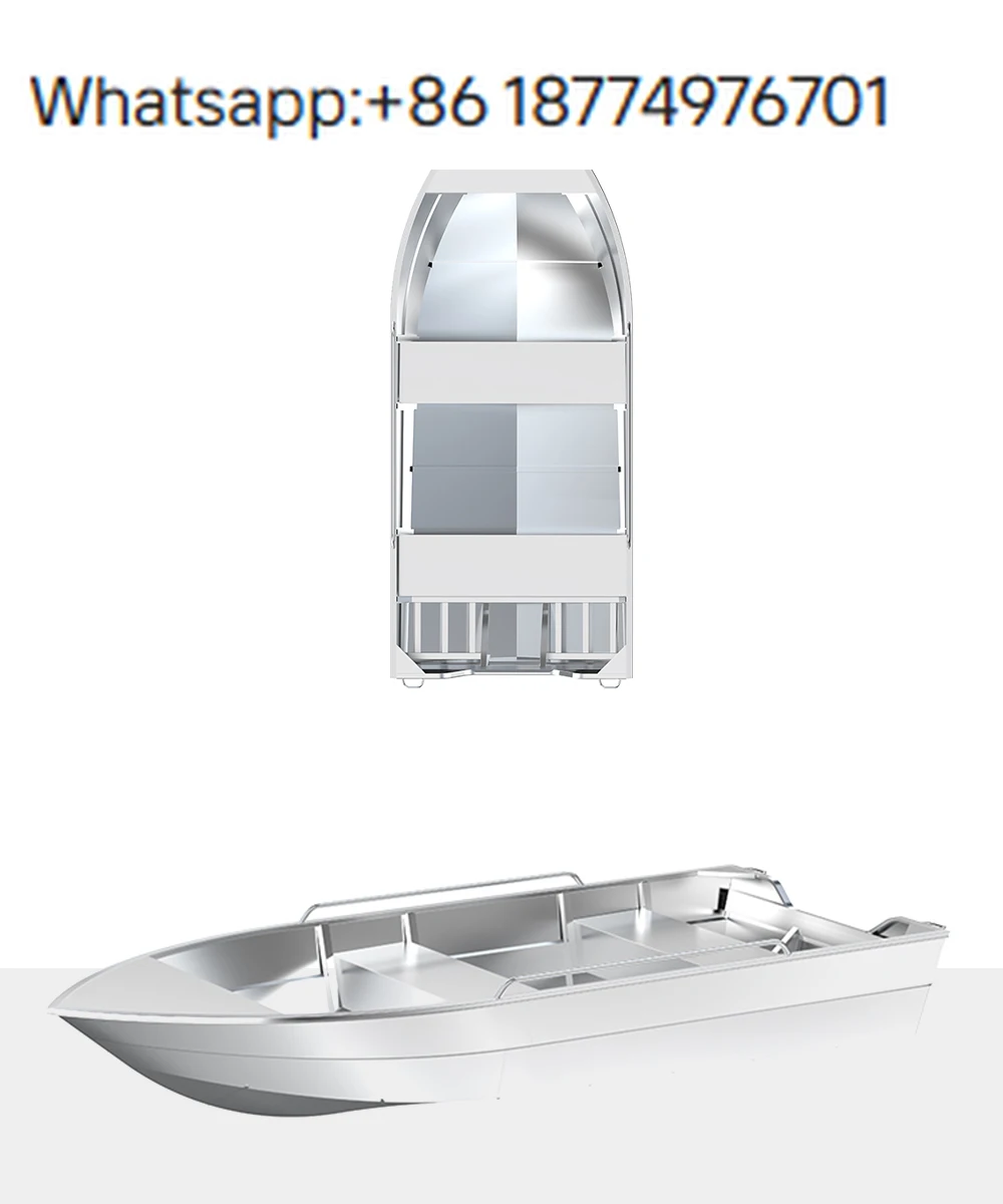 Low Profile Quiet & Fish-Ready Design Aluminum Bass Boat for Diver CE Grade D 3-Person Capacity