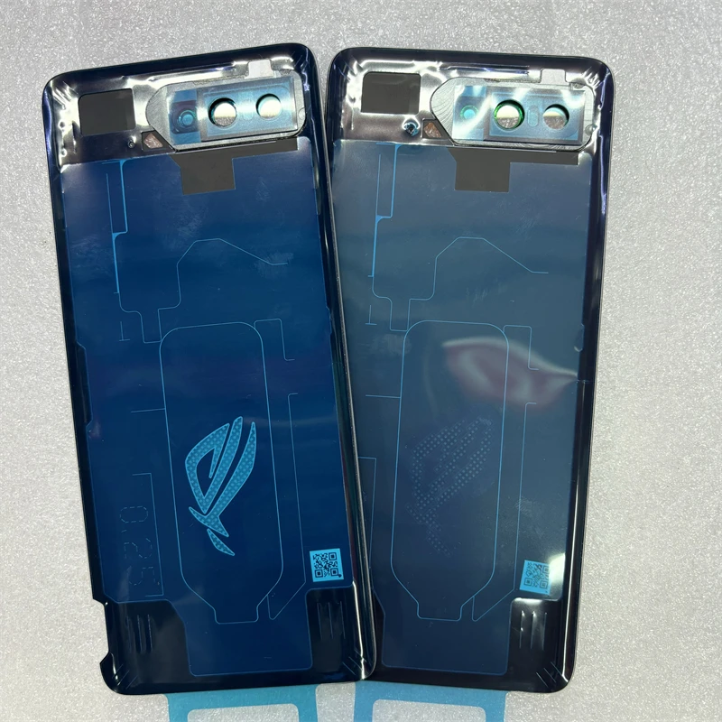 New For Asus ROG5 ROG Phone 5 5S ZS673KS Back Glass Panel Rear Housing Door Case Phone Lid Camera Lens