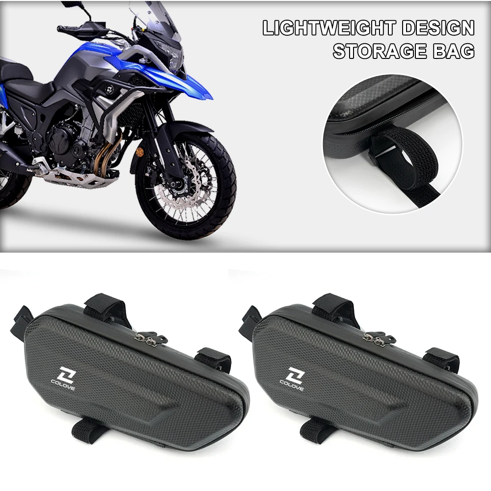 Easy To Clean Large Capacity EVA Motorcycle Saddle Bag Tool Bag For KOVE COLOVE 450 Rally 800X KY500F Excelle 500F 510X