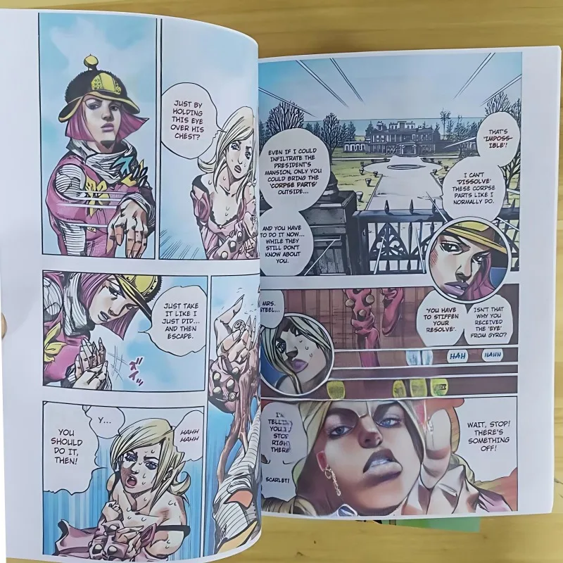 12 Książek Manga Steel Ball Run, Książki Komiksowe JOJO's Bizarre Adventure Part7 Tom.13-24, Japońskie Komiksy Młodzieżowe, Angielskie Komiksy