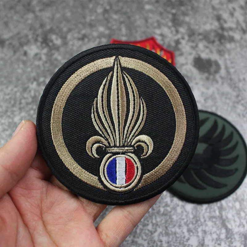 Parche bordado Legión Francesa – Insignia militar mochila chaqueta - imagen 2