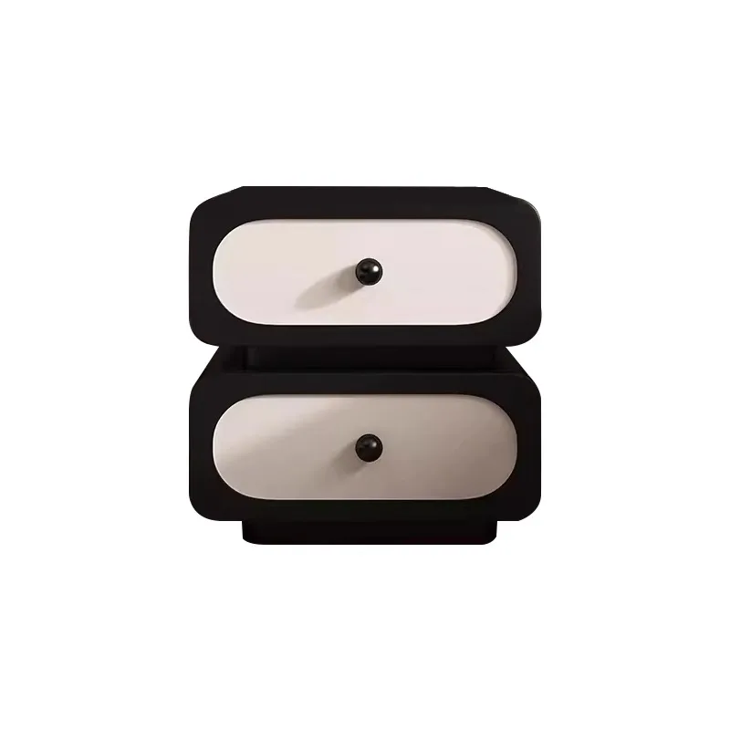 

2024 new all-solid wood bedside table simple modern bedside table light luxury cream style children's bedroom storage cabinet