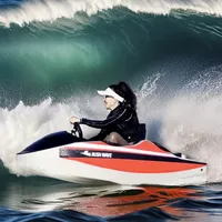 Adventure-Filled Small Electric Jet Boat for Lake & Marine Sports Outdoor Surfing Thruster Water Kart for Fun & Excitement