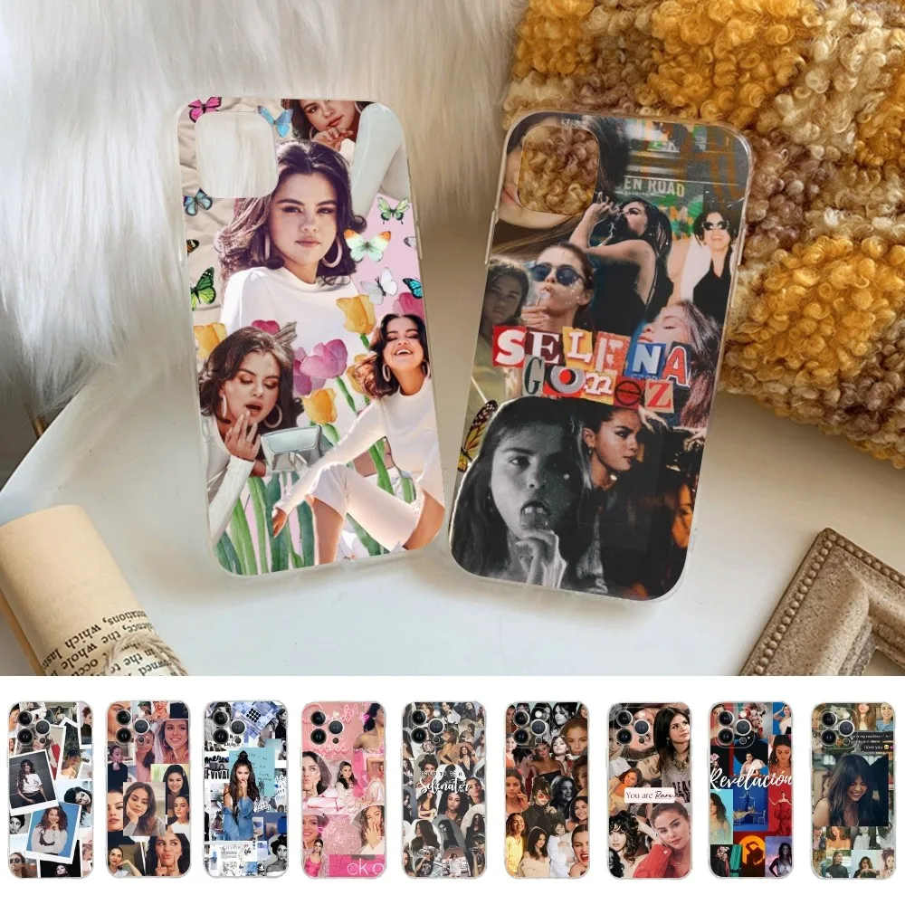 Selena Gomez Phone Case For iPhone 15 14 13 12 Mini 11 Pro XS Max X XR SE 6 7 8 Plus Soft Silicone Cover