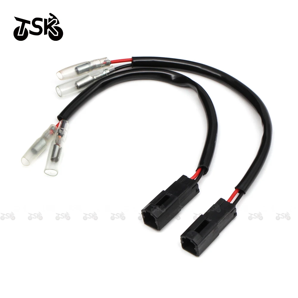 

2 Wires Adap Indicator Adapter Blinker Cable Plug For Ducati Monster 848 Turn Signal Wiring Harness Connectors Moto Accessories