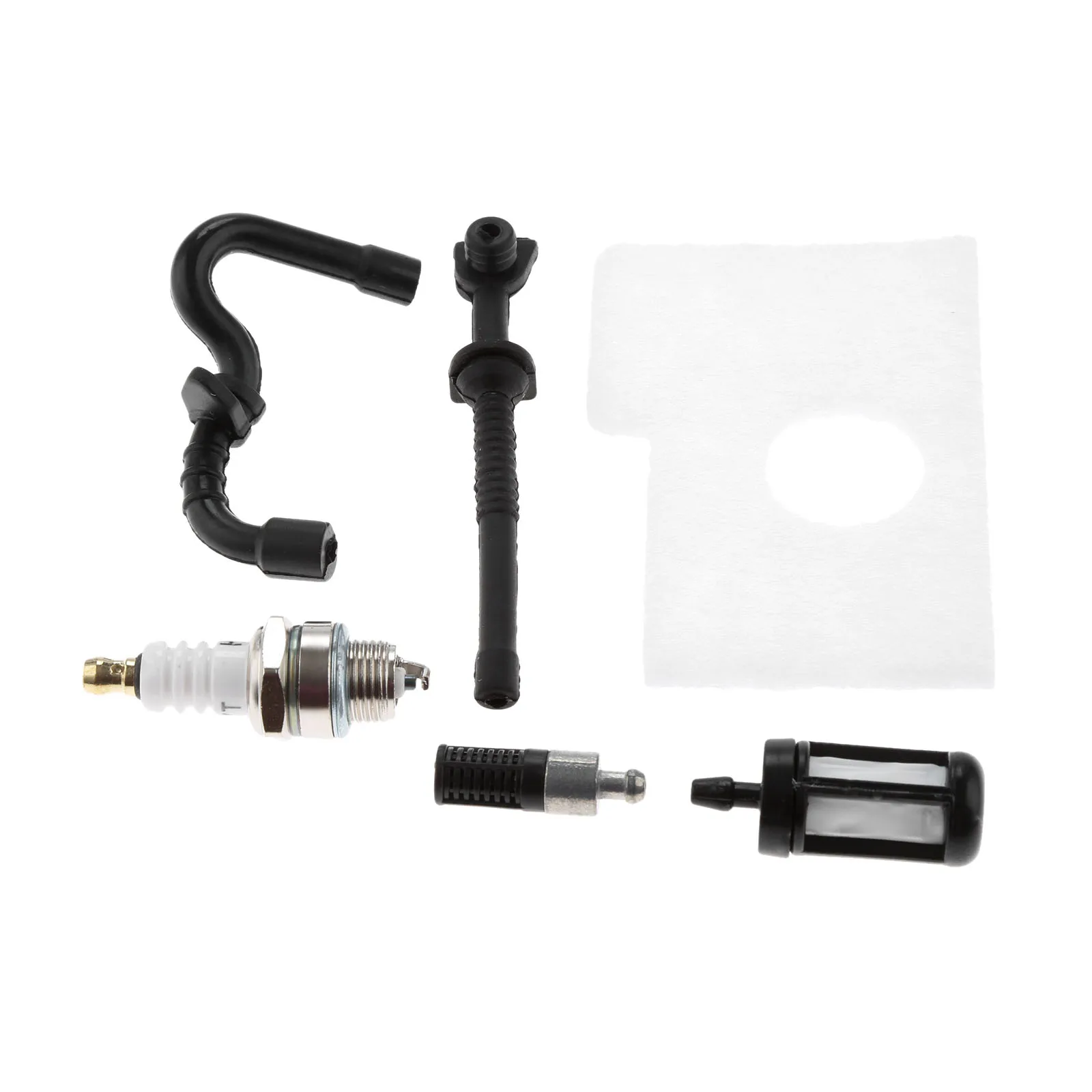 DRELD-filtro de aire de 6 unids/set, Kit de bujías de filtro de línea de aceite combustible para Stihl 017 018 MS170 MS180 MS 170 180, piezas de repuesto para motosierra