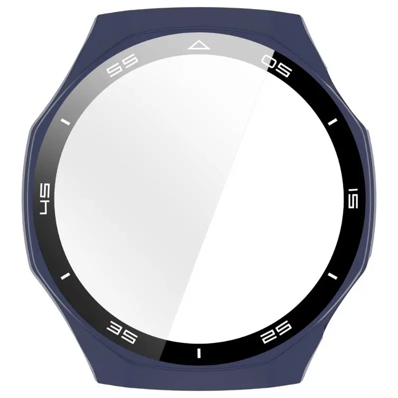 

B03F Precise Cut Protective Case With Tempered Glass For 46MM Smartwatch Full Guard Shockproof Cover Easy Installation