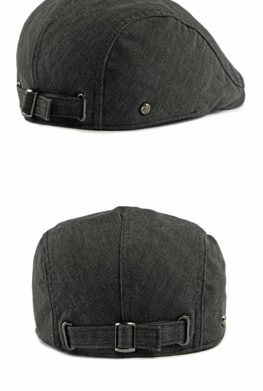 HT5097 Herren- und Damen-Baskenmützen Retro 100% Gewaschene Baumwolle Baskenmütze Unisex Ivy Flat Cap Einfarbig Schlicht Frühling Sommer Herbst Baskenmütze – Detail 11