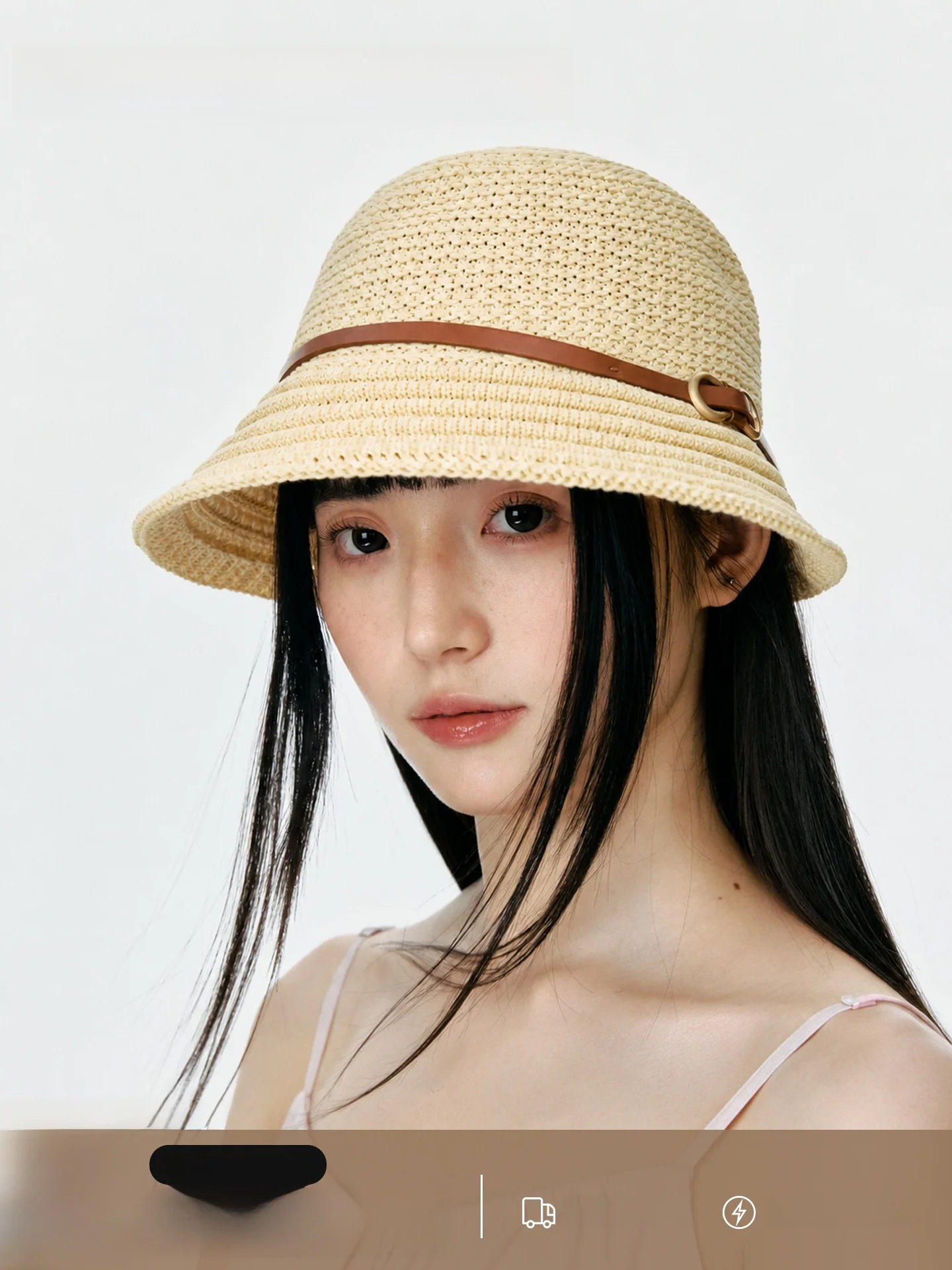 alpaga-montaigne-women's-hollow-out-fishing-cap-uv-protection-sunscreen-hat-summer-large-brim-hat-breathable-polyester-fiber