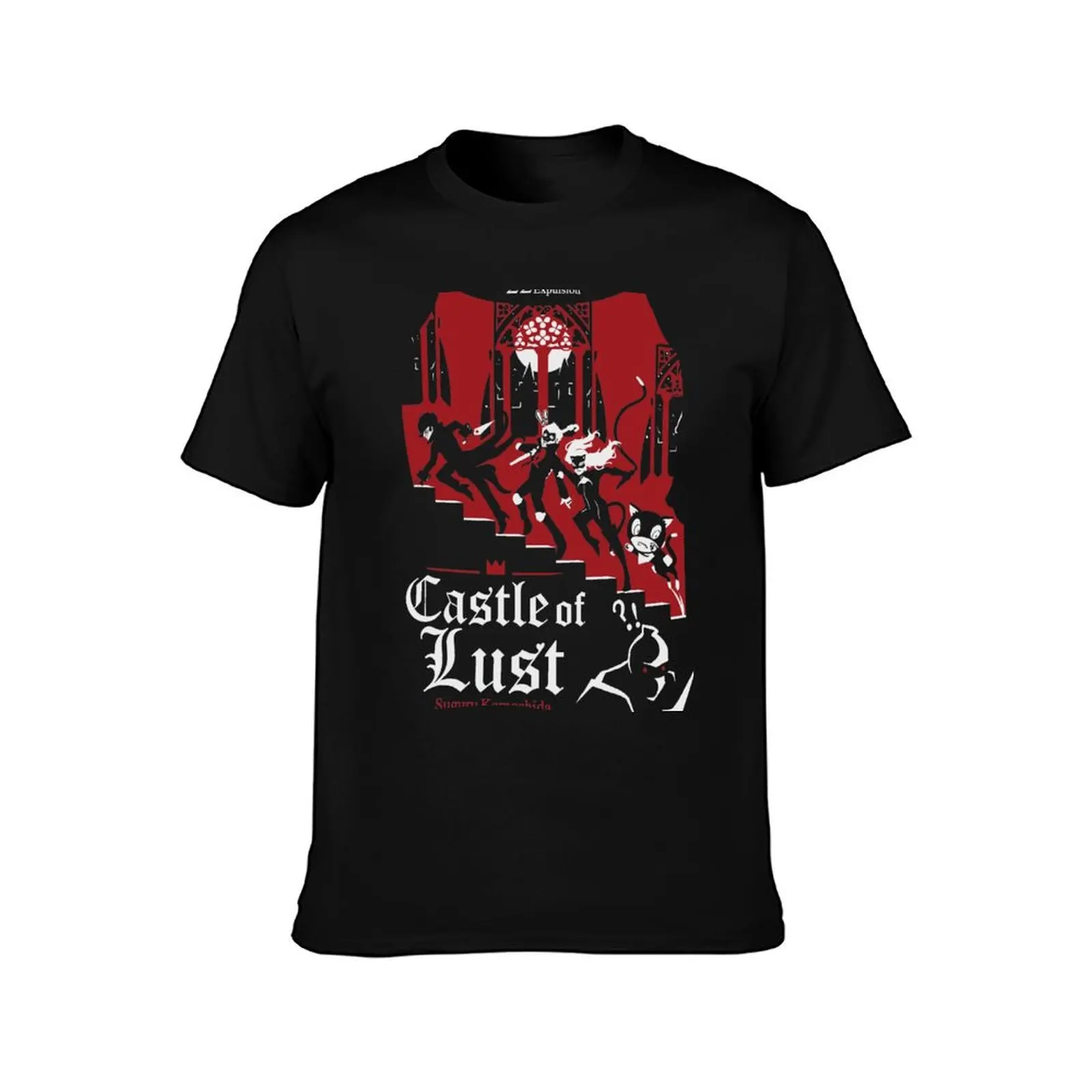 Castle of Lust T-Shirt Basic Casual Short Sleeve Cotton Shirt T-Shirt