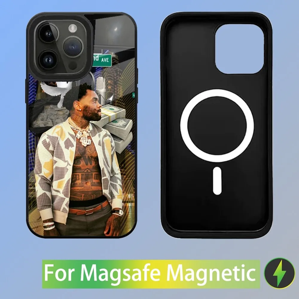 Rapper Kevin Gates Phone Case For iPhone 15,14,13,12,11,Plus,Pro,Max Mini Magsafe Magnetic Wireless Charging