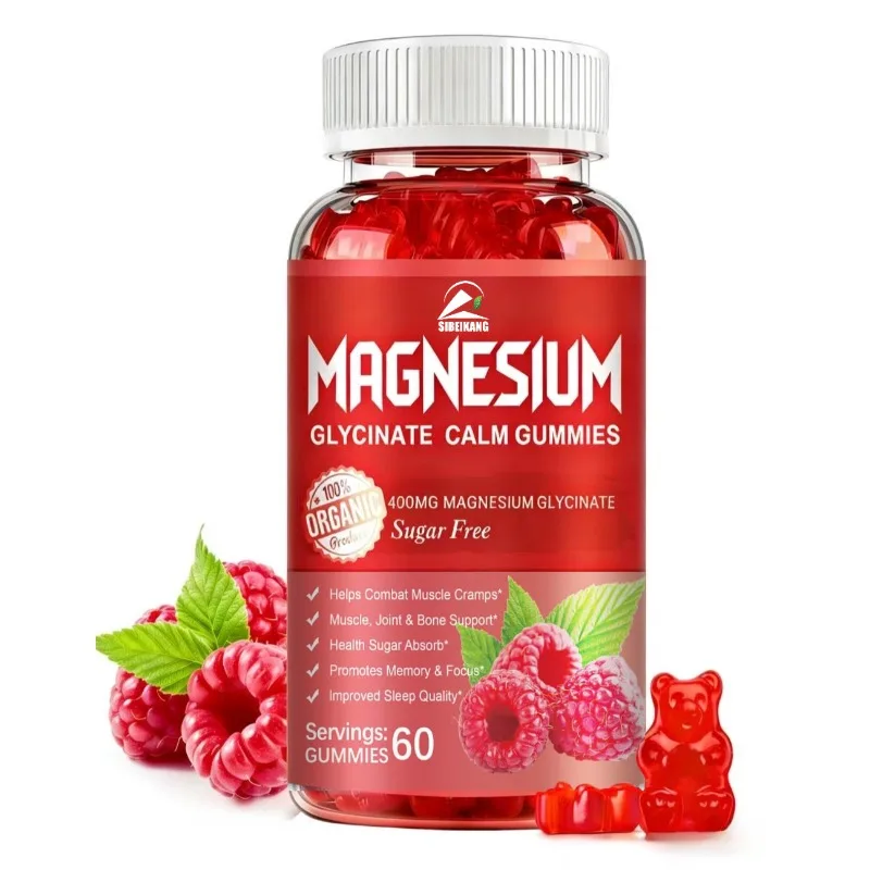 

Magnesium gummies 600mg per serving, magnesium glycinate 400mg and magnesium malate 200mg, 60 raspberry gummies