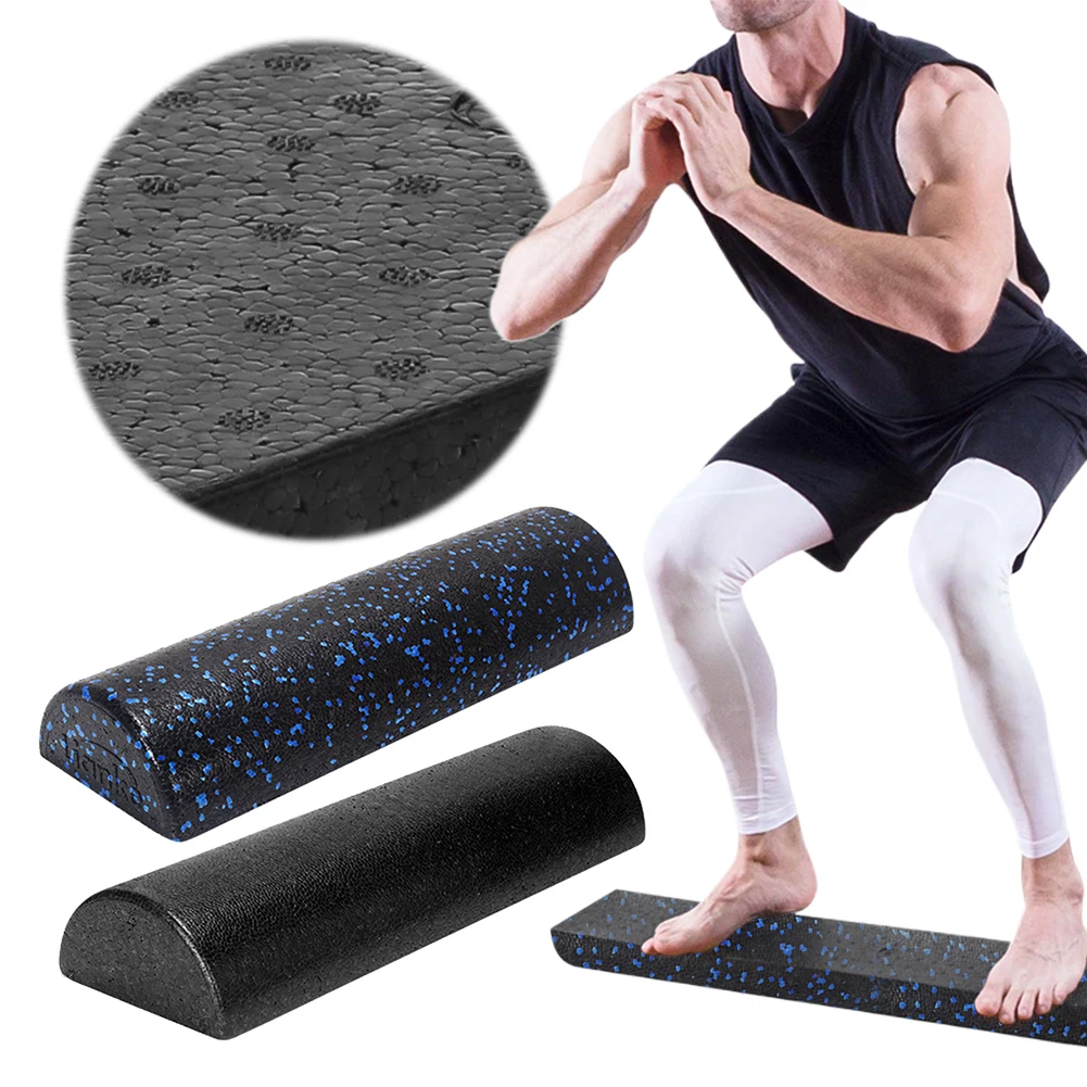 Half Round Yoga Massage Roller Column Muscle Relaxation Yoga Column Roller Tool Fitness Muscle Foam Roller for Home Gym Exercise