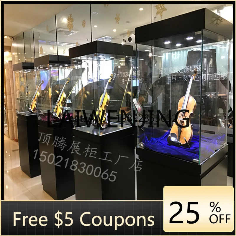 

GZ8 Museum Wooden Baking Paint for Metal Jade Antique Display Cabinet