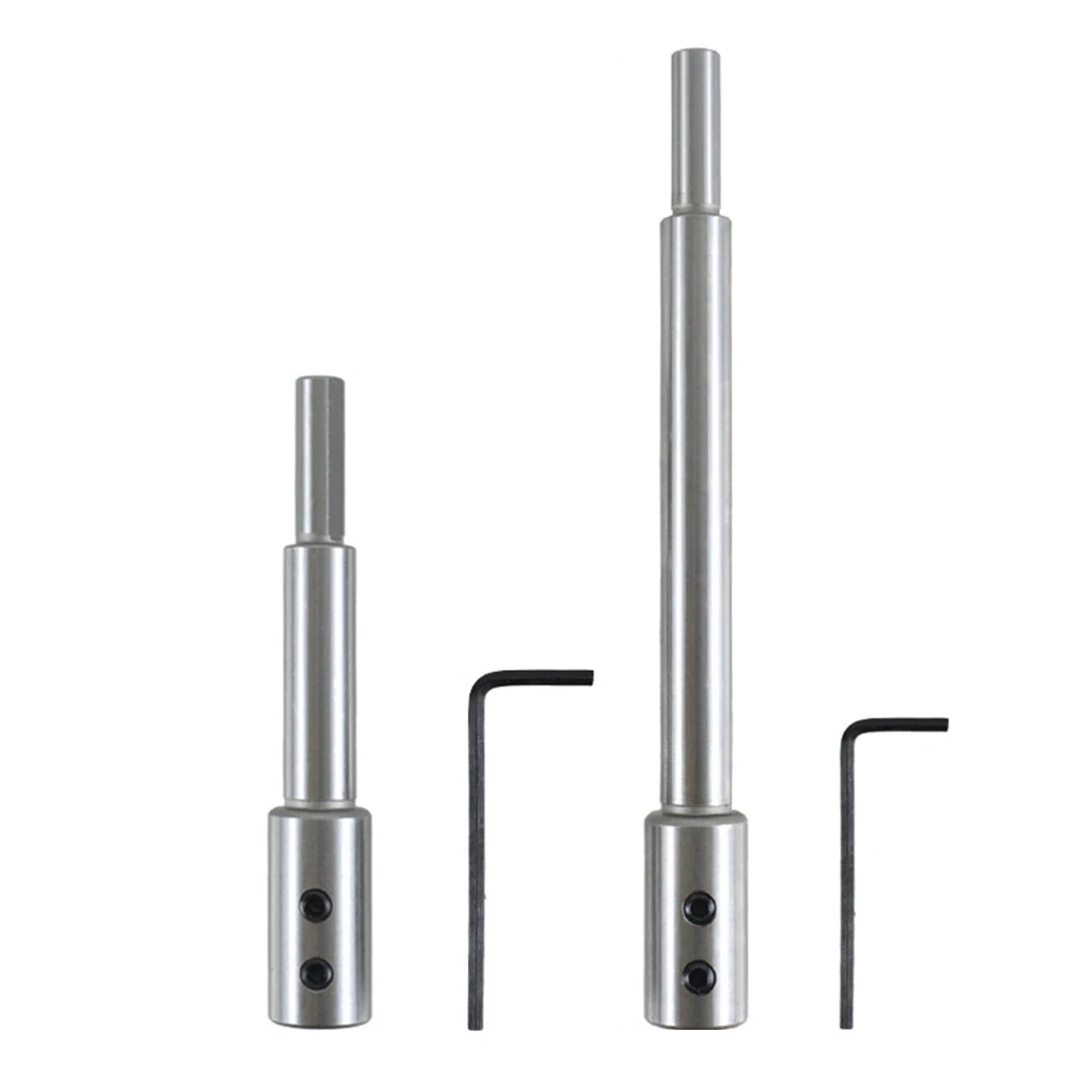 

1/2pcs Drill Bit Extension With Wrench Router Bit Extension Holder Spoilboard Surfacing Bit Extension Rod For Milling Cutter