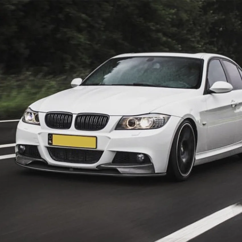2009 2012 BMW 3 시리즈 E90 E91 LCI M 스포츠카 앞 범퍼 립 스포일러 디퓨저 스플리터, ABS 커버 가드 트림 썸네일 3