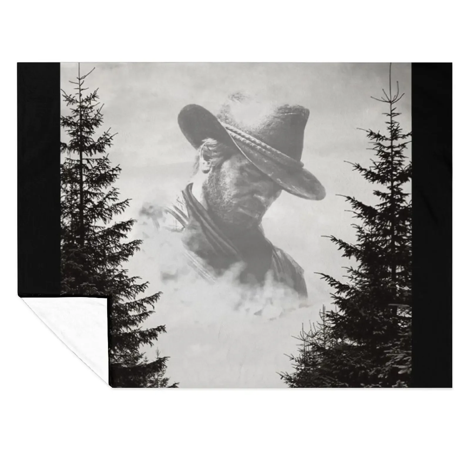 

Arthur Morgan RDR2 Throw Blanket Flannel Fabric warm for winter christmas decoration Moving Blankets
