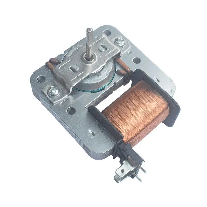 18W Motor Cooling Fan Motor Kitchen Maintenance Silver Color 2-pin Configuration Aluminum Wire Easy Installation