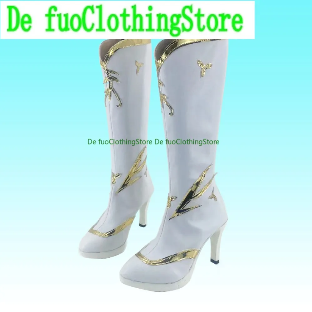 รองเท้าคอสเพลย์ Vocaloid สำหรับงานอนิเมะ คอนเวนชั่น การแสดง รองเท้าสำหรับเล่นเกมอนิเมะ บทบาทสมมติ ชุดฮาโลวีน อุปกรณ์ประกอบฉาก รองเท้าบูท DefuoClothing