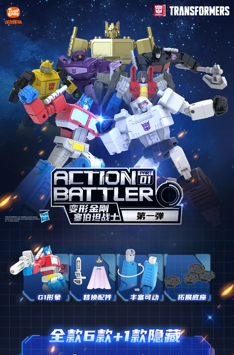Transformations-Blindbox Optimus Prime Actionfigur Megatron Starscream Shockwave Bumblebee Anime-Modell Kinderspielzeug Geschenke – Detail 2