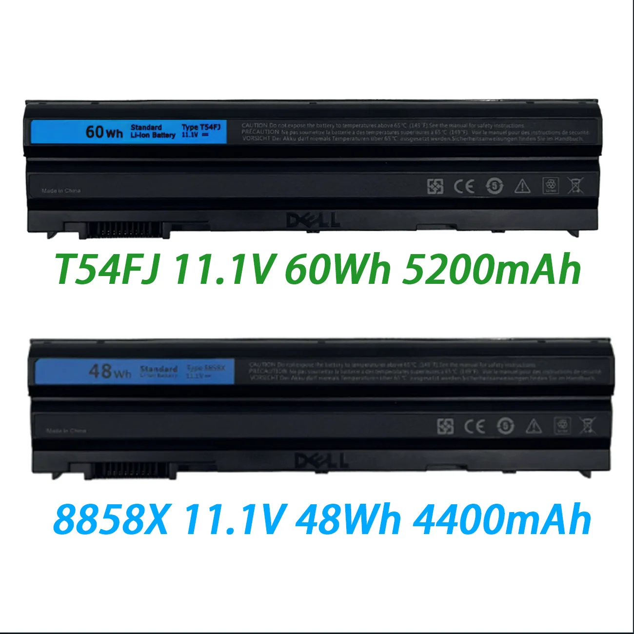 T54FJ 8858X  Battery for Dell Latitude E6420 E6430 E6440 E6520 E6530 E6540 E5420 E5430 E5520 E5530 M421R M521R 7720 11.1V