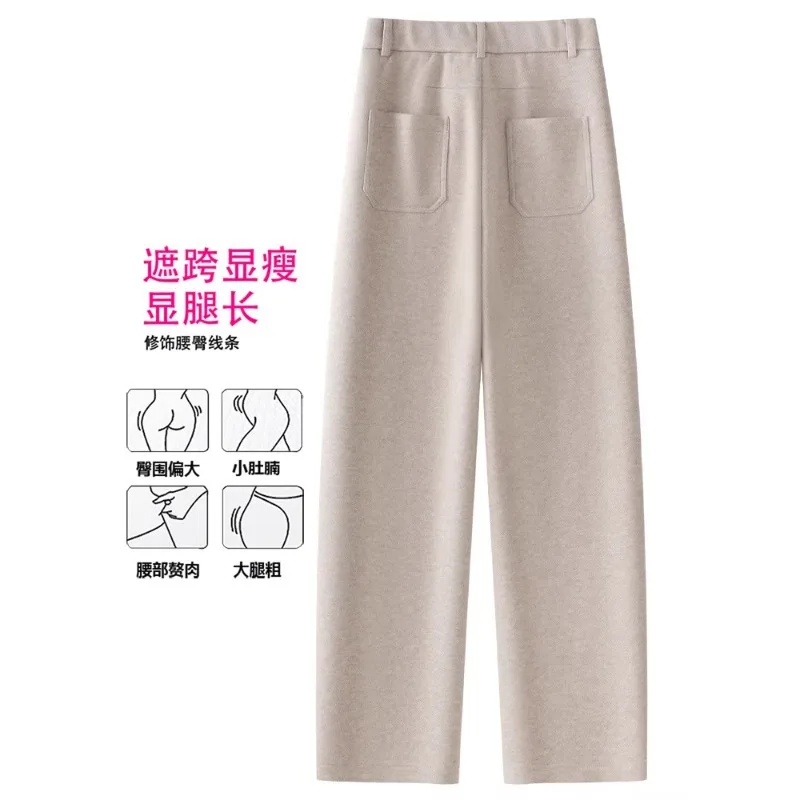 المشمش الصوف الموز السراويل النسائية والشتاء مزاجه الحريم السراويل Scimitar المنجل السراويل