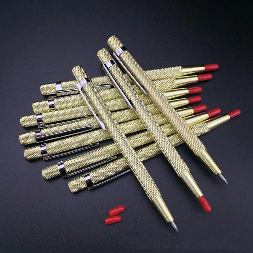 4 Pcs Tungsten Carbide Scribe Etching Engraving Pen Carve Engraver Scriber Tools for Stainless Steel Ceramics and Glass