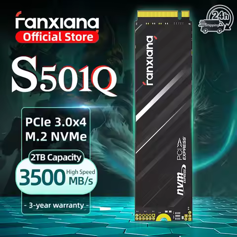 Fanxiang S501Q M.2 SSD Hard Disk 512GB 1TB 2TB 3500MB/s NVMe M2 SSD 512GB PCIe 3.0 Internal Solid State Drive For Laptop Desktop