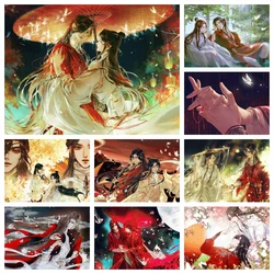 5d Diy Embroidery Heaven Official's Blessing Anime Diamond Painting Chinese TV Poster Wall Decoration For Living Room