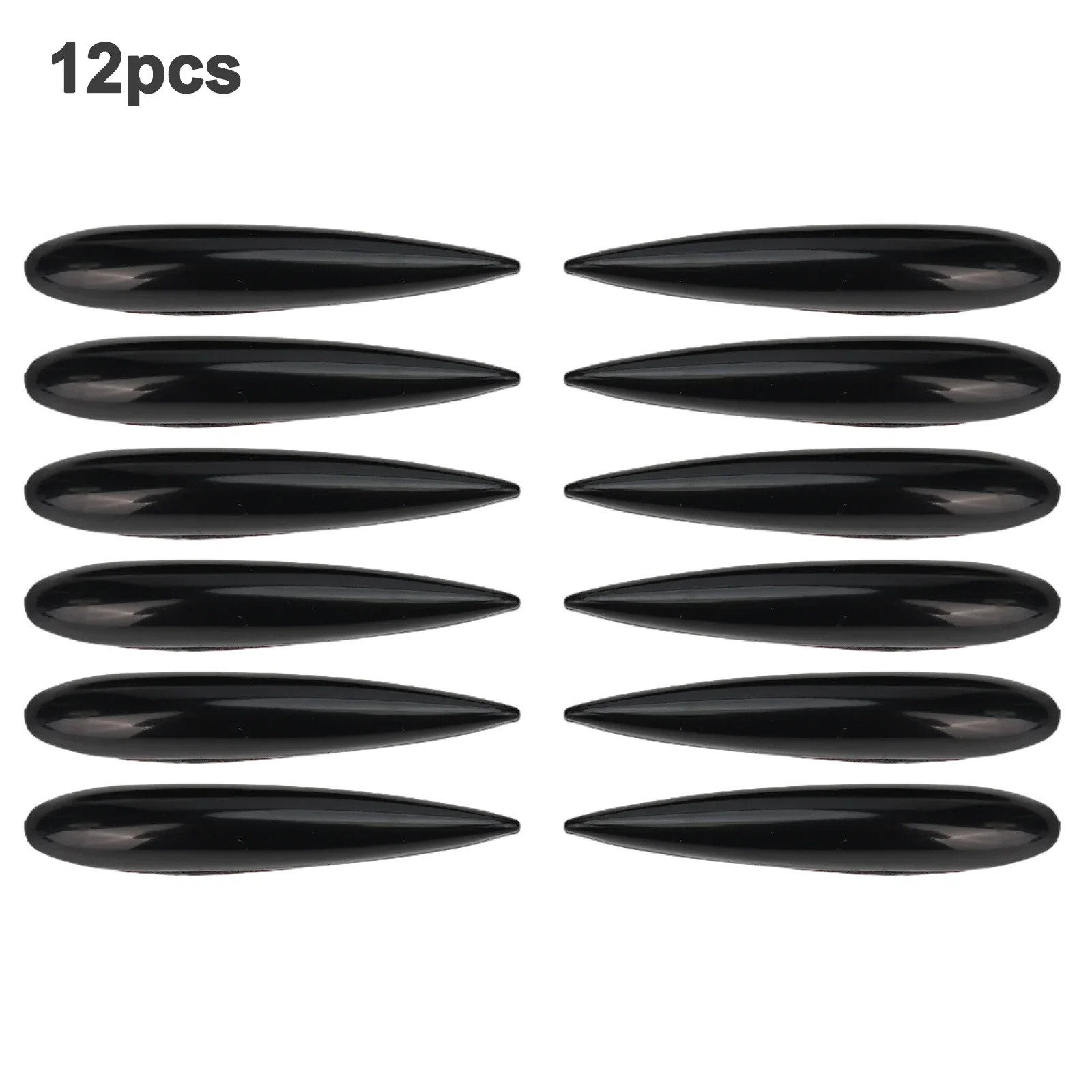 12PCS Car Door For Edge Guard Trim Strip Antiscratch Rubber Seal Bumper Protector Fits Most Cars SUVs Trucks No Drilling Needed