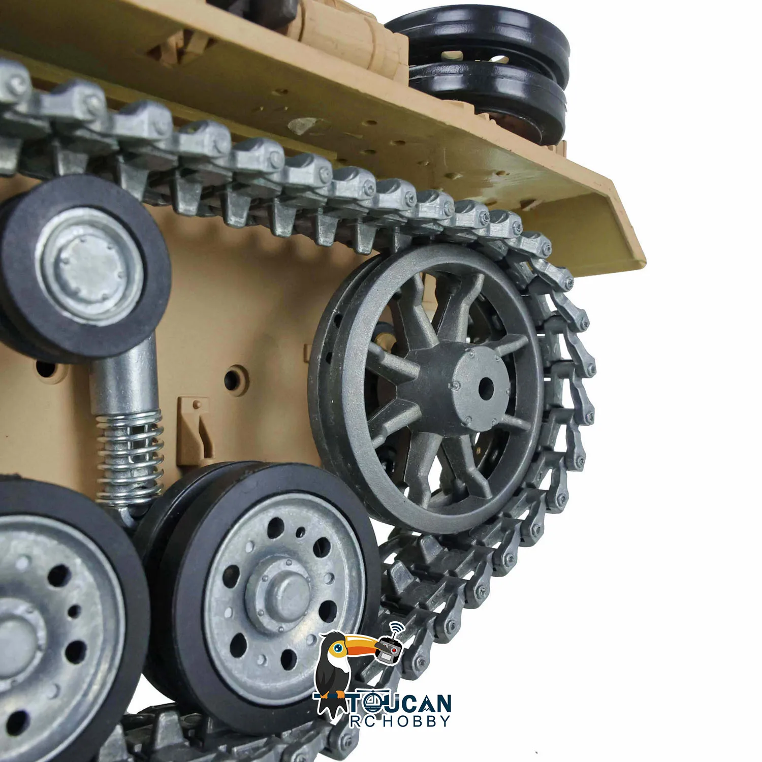 

Heng Long 1/16 7.0 Customized Panzer III H RTR RC Tank 3849 Metal Tracks Wheels Radio Control Panzer Vehicle Model Toys for Boys