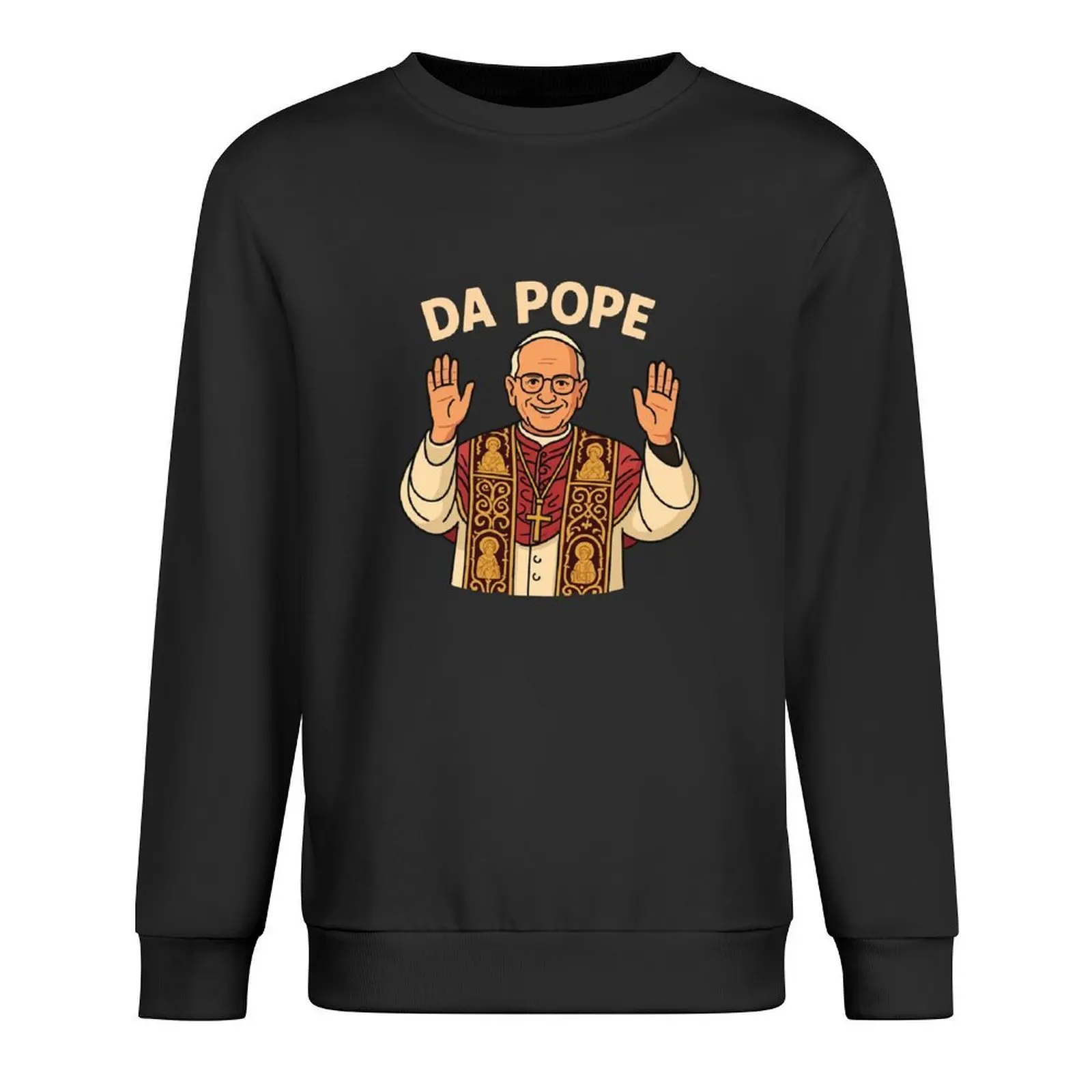 

da pope cute quotes Pullover winter clothes mens clothes male clothes japanese style men's sweatshirts