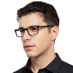 OCCI CHIARI Glasses Frame Men Fashion Classic Optical Eyeglasses Frames Clear Lens Black Eyewear Prescription gafas Male OC7222