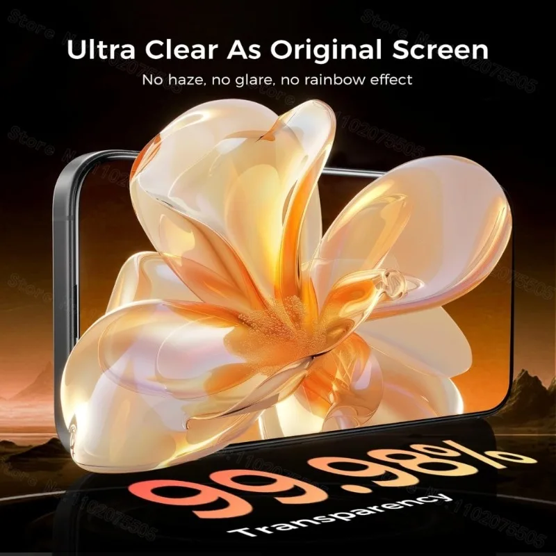 8-IN-1 Full Coverage Tempered Glass Screen Protector for iPhone 17 Pro Max/Air/16/15/14/13/12/11/XS Max, 9H HD Clear Bubble-Free - view 5