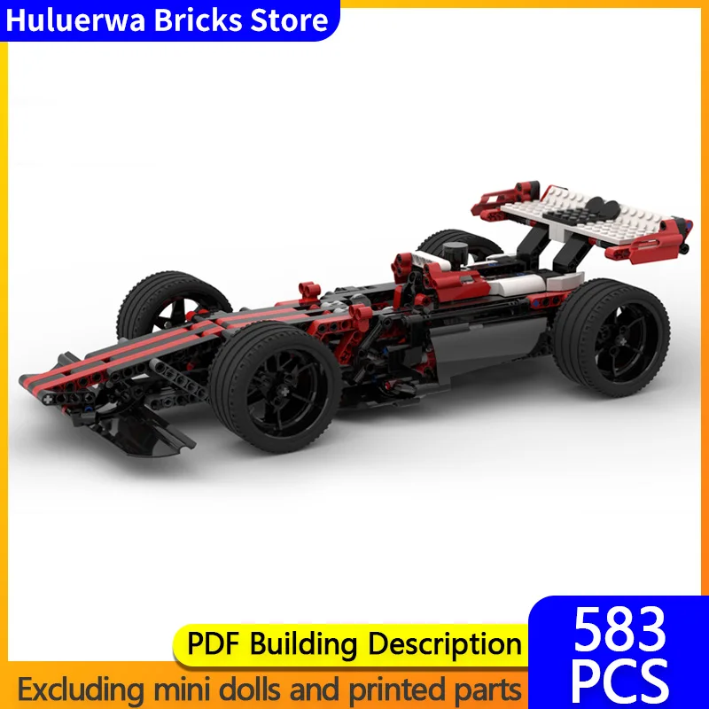 

Модель городской автомобиль MOC, строительные кирпичи, C-модель, формула, гоночный автомобиль, модульная технология, детские праздничные подарки, сборка игрушек, костюм