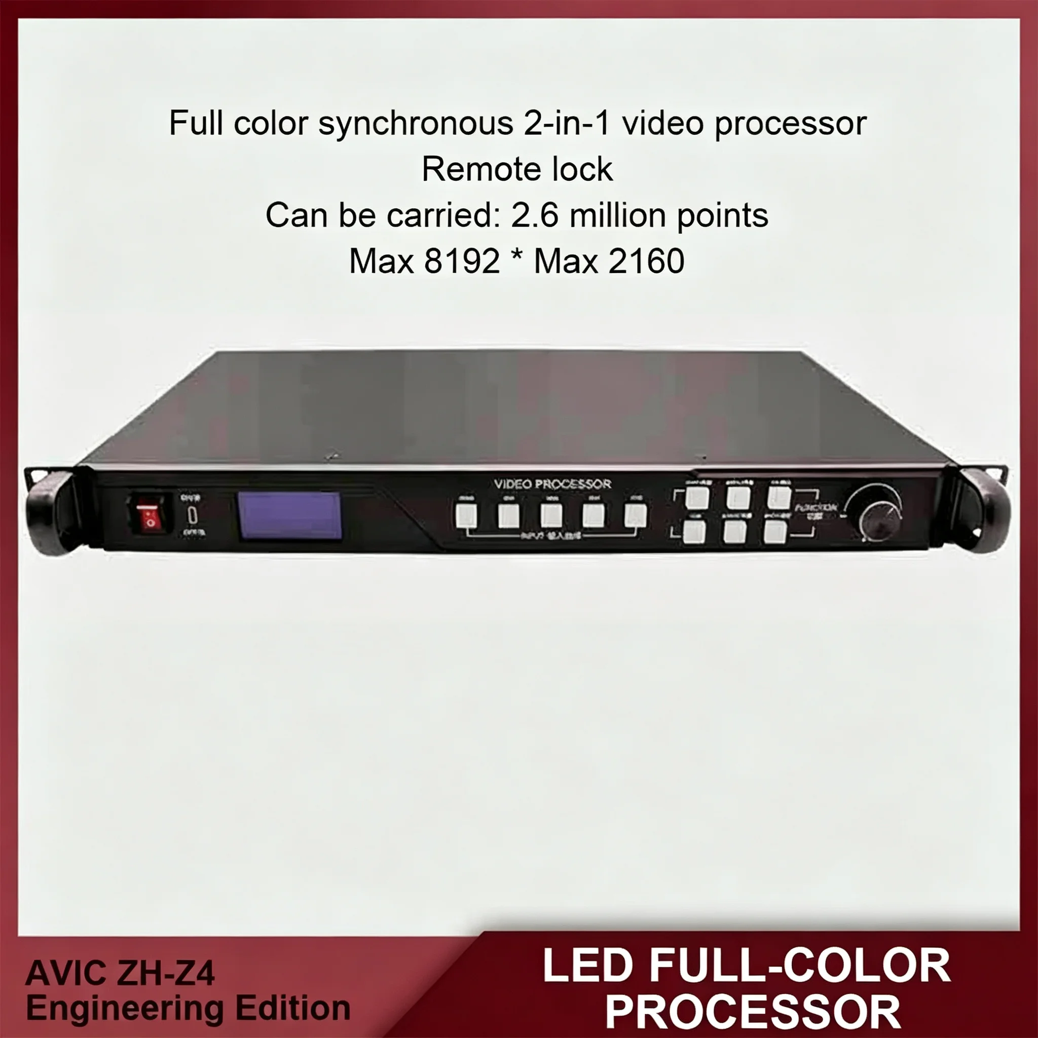 ZH-Z4 Z4M EE Full Color Synchronous LED Video Processor Control System Supports Max 2600000 Pixels LED Display