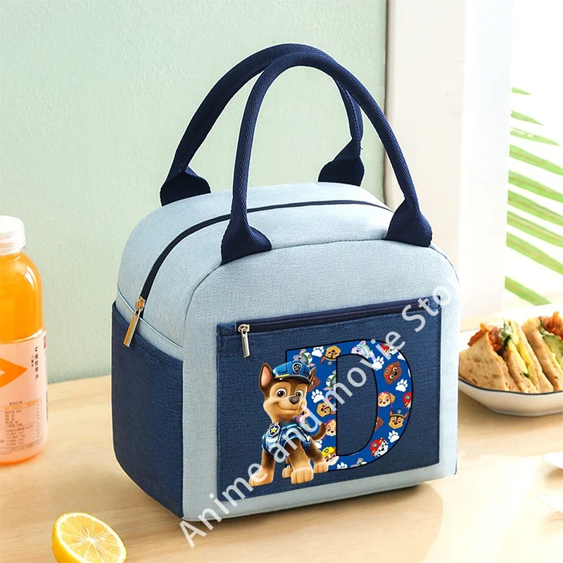 Paws Patrols Chases Jongens Kind Lunchpakket Cartoon Brief Geïsoleerde Zakken Lunchboxen Verdikte Waterdichte Handtas Anime Kids Gift